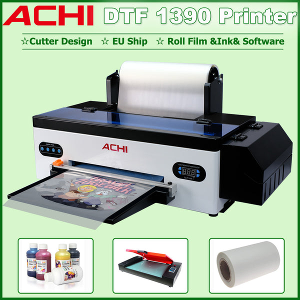 A3 DTF Printer & Roll Direct to Film For T-shirt & Epson 1390 Head 500ml DTF INK