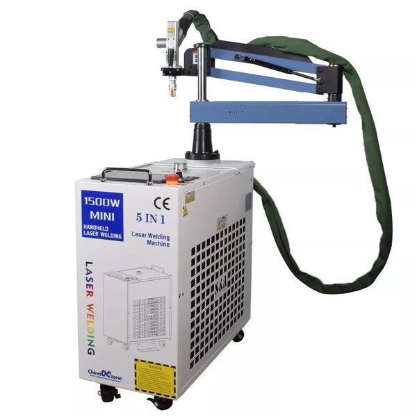 1500W 5IN1 Handheld Battery Welder Fiber Laser Welding Cutting Cleaning Machine