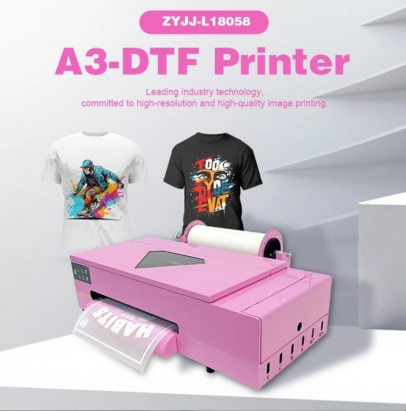 A3+ Pro 33cm XP600 DTF Printer Direct to Film T-Shirt printer Heat Transfer
