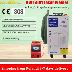 1500W BWT 4IN1 Handheld Fiber Laser Welder Welder Cutting Machine