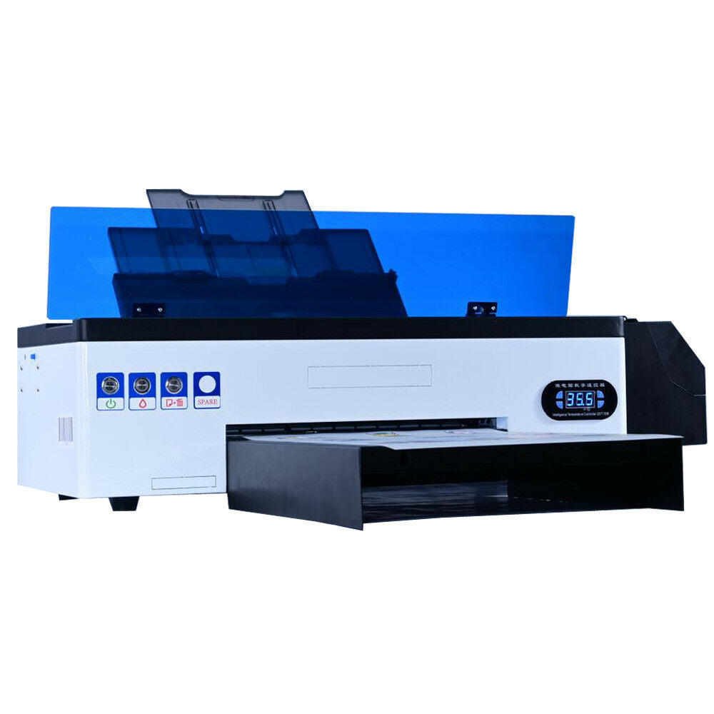 DTF UV Flatbed Printer Direct to Film T-shirt Printer EPSON R1390 w /Oven  Heater