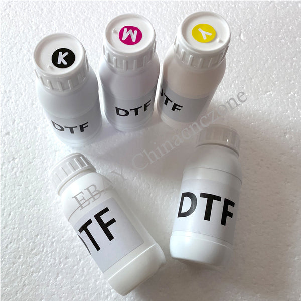 500ML 5Color DTF INK For Epson UV Printer Colorful UV INK FOR 1390 L800 DX5 Head