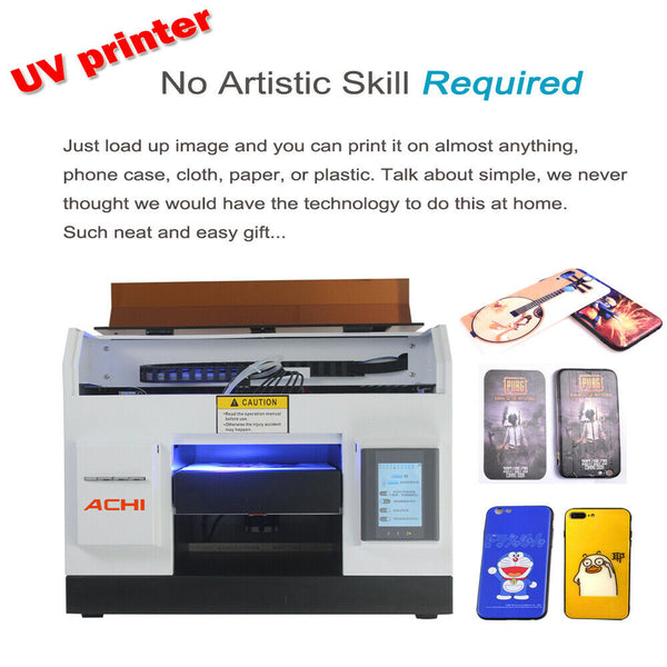 2019 newest a4 uv printer flatbed