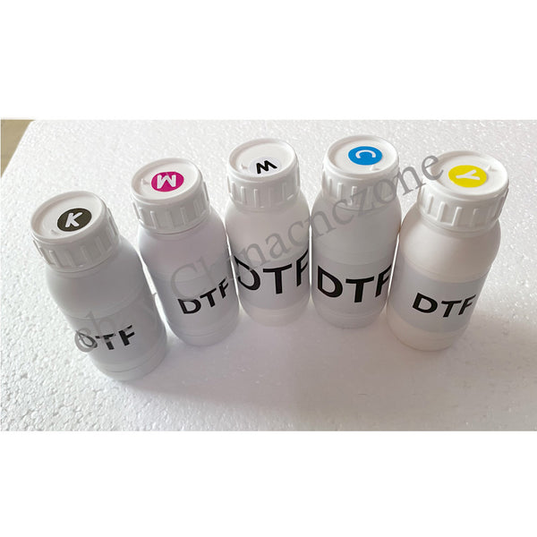 500ML 5Color DTF INK For Epson UV Printer Colorful UV INK FOR 1390 L800 DX5 Head