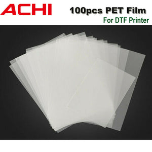 50 Pcs A3 Size PET Heat Transfer Film For DTF T-shirt Printer Double S –  ACHIUVPRINTER