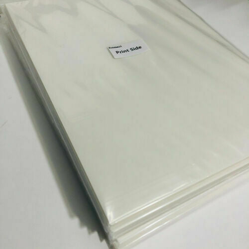 50 Pcs A3 Size PET Heat Transfer Film For DTF T-shirt Printer Double S –  ACHIUVPRINTER