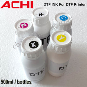 500ML 5Color DTF INK For Epson UV Printer Colorful UV INK FOR 1390 L800 DX5 Head