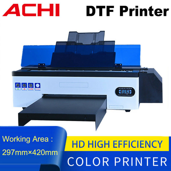 Direct to Film DTF Printer For T-shirt & Epson 1390 Head Flatbed 3D Embossed Oven